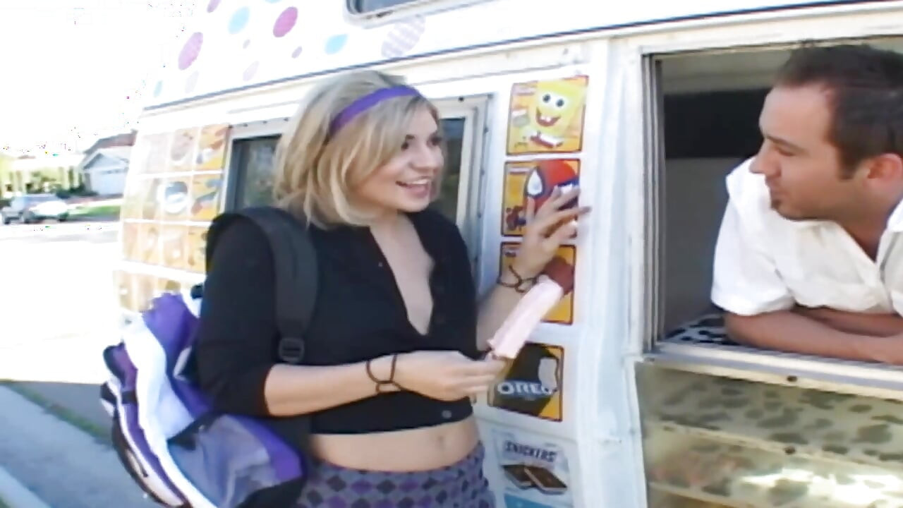 Hot Ice Creams Scene-3_blonde Teen Wants to Fuck with the Ice Cream Man After Class