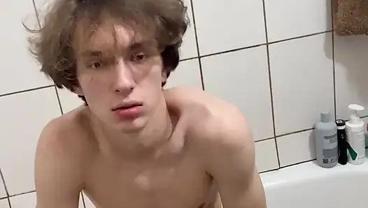 Sexy femboy in the bathtub