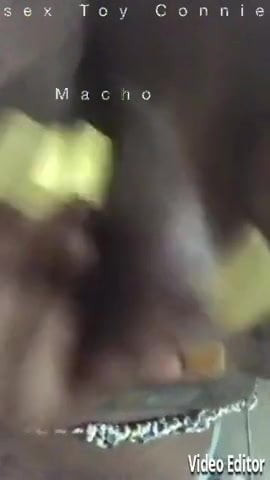 Masturbating