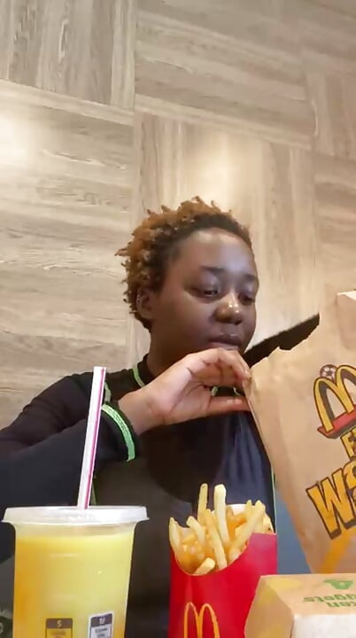 Public McDonald's Mukbang