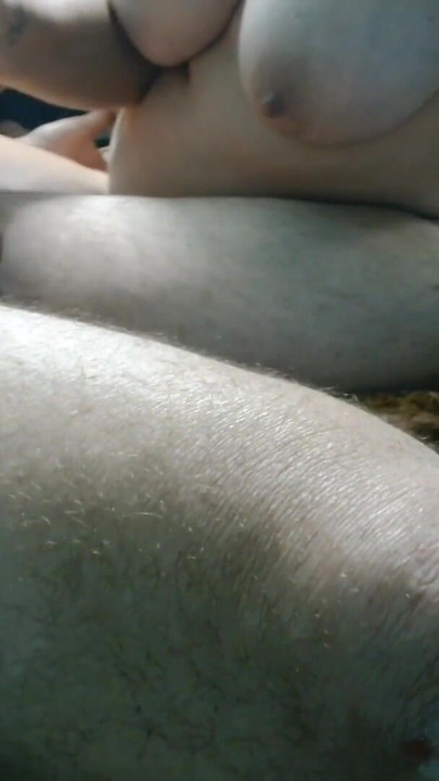 Captivating moment from "BBW using toys to give horny husband handjob until he blows his load"