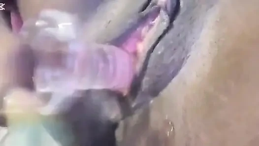 The brunette with the big ass is going to give herself pleasure all by herself