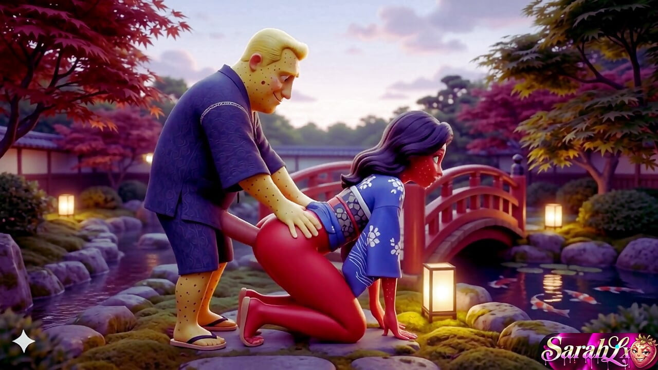 Romance secrète dans le jardin - AI Hentai ASMR