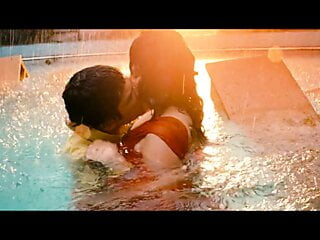 Swastika mukherjee kissing her student in pool