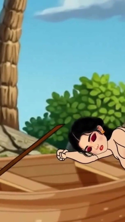 The husband and wife sat in the boat and went to the sea and there the husband fucked his wife with a big penis, a… | Clip 1