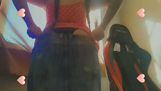 Fairy Bliss просто твоя возбужденная студентка с косичками