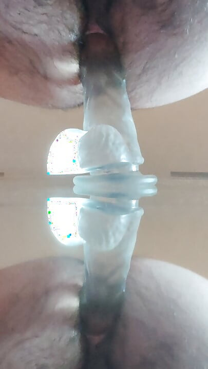 Anal masturbation and cock