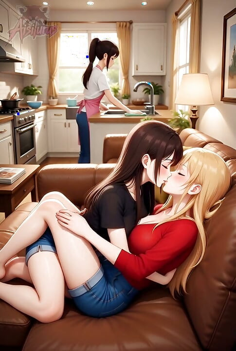 No Nudity, Just Filthy Kissing – Blonde Grinds on Her Lap