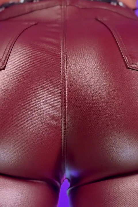 Booty Talk #3- Ebony Femdom Goddess Rosie Reed Ass Worship Mental Domination Tease and Denial Leather Pants