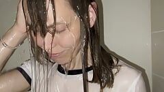 Wetlook - wet t-shirt and knickers