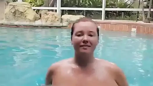 Naked Pool Swimming