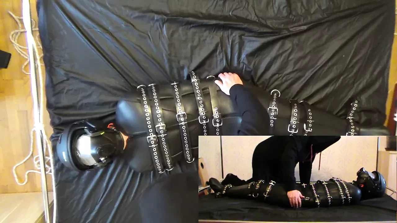 Hogsacked & belted while estim