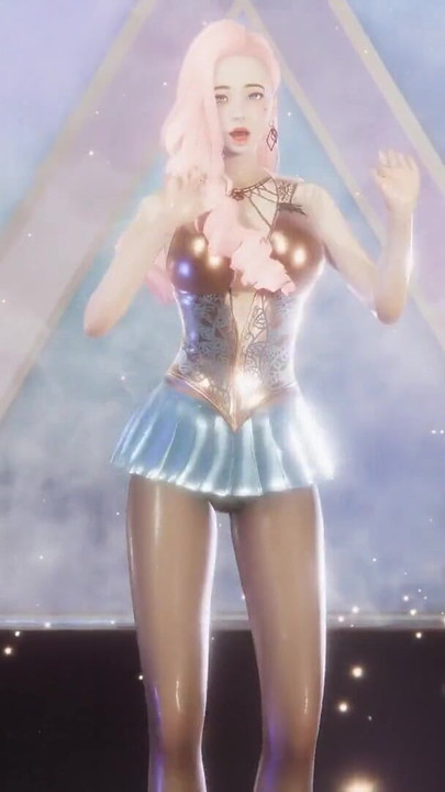 MMD Hyolyn - Attendez Séraphine Sexy, Kpop, danse de la Ligue des légendes, hentai non censuré 4K 60FPS | Clip 1