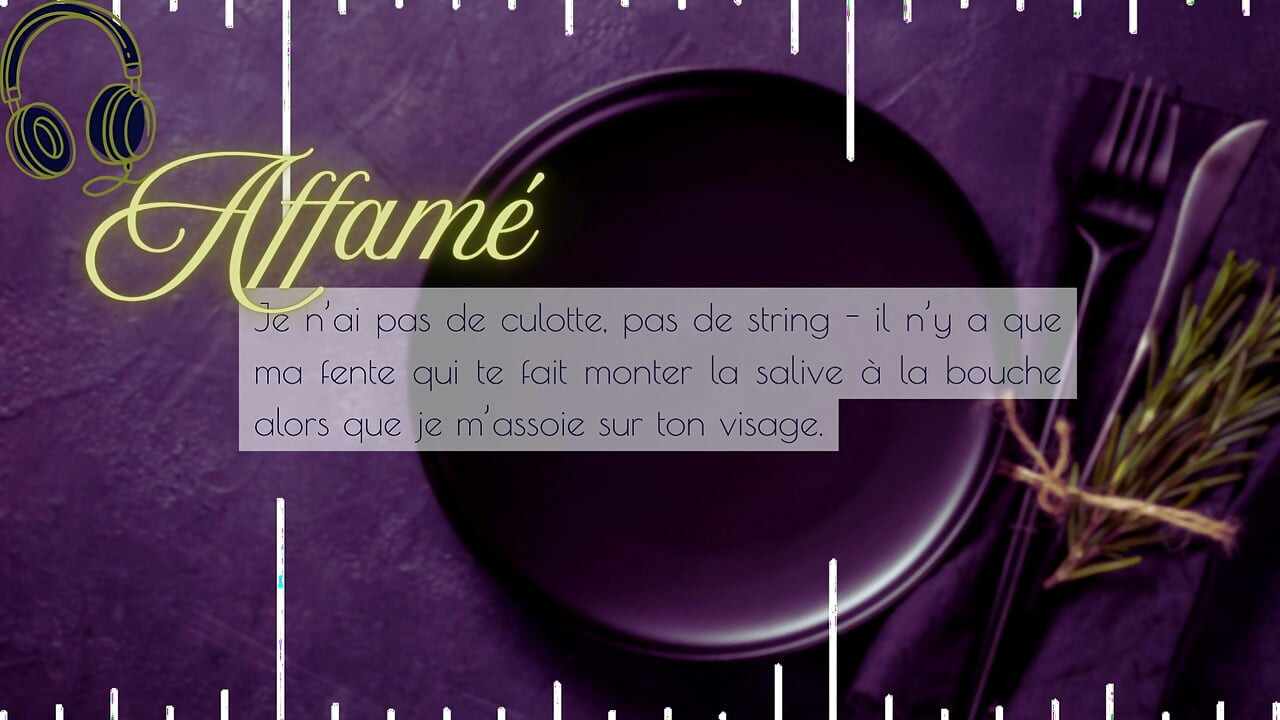Bouffe ma chatte - audio francez instrucțiuni de masturbare