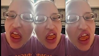 Asmr Chew Sound Effect with Slow Motion