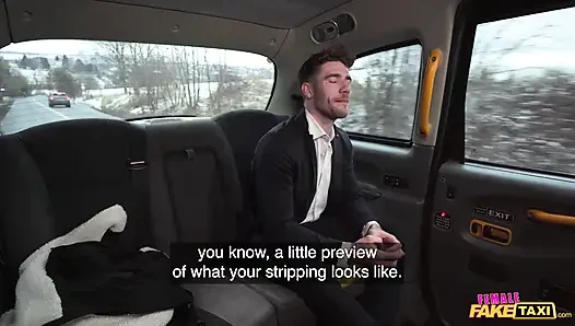 I get hard fucked by a hunky male model - Female Fake Taxi