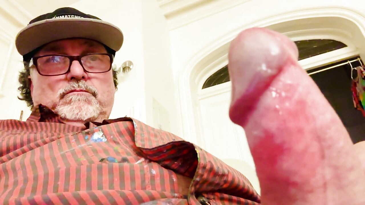 Father's oozing penis