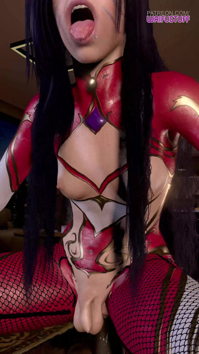 Cosplay Sissy Femboy Riding BBC mirror pov