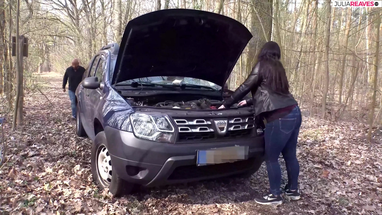 bei autopanne notgeile fahrerin angewichst