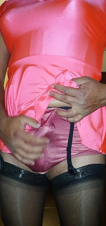 90s Cheerleader Sissy Suit, Super Bright and Tight
