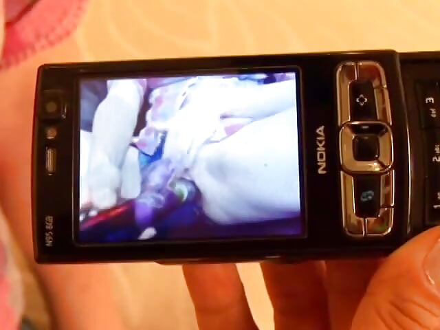 Milf busty fucks gorgeous babe with her blue dildo
