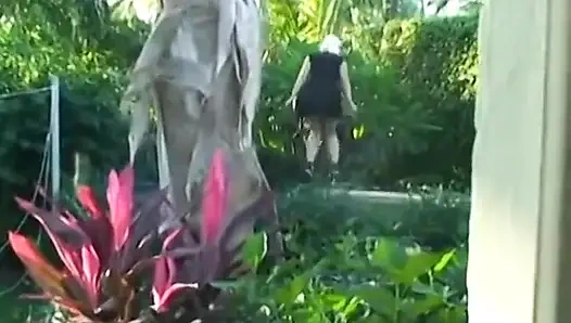 Gala and Dude Do Sixty Nine on a Trampoline