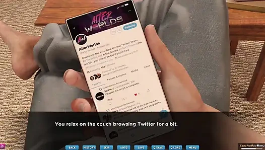 Çıplak tanık #8 - Jackson ve Mona kanepede sikişiyor