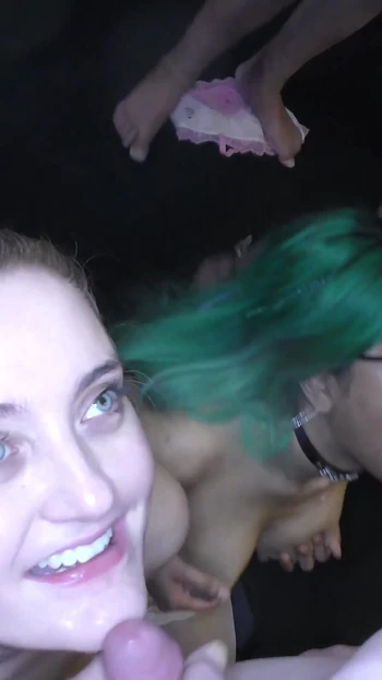 Three Stunning Babes Have Some Hard Peckers to Play with