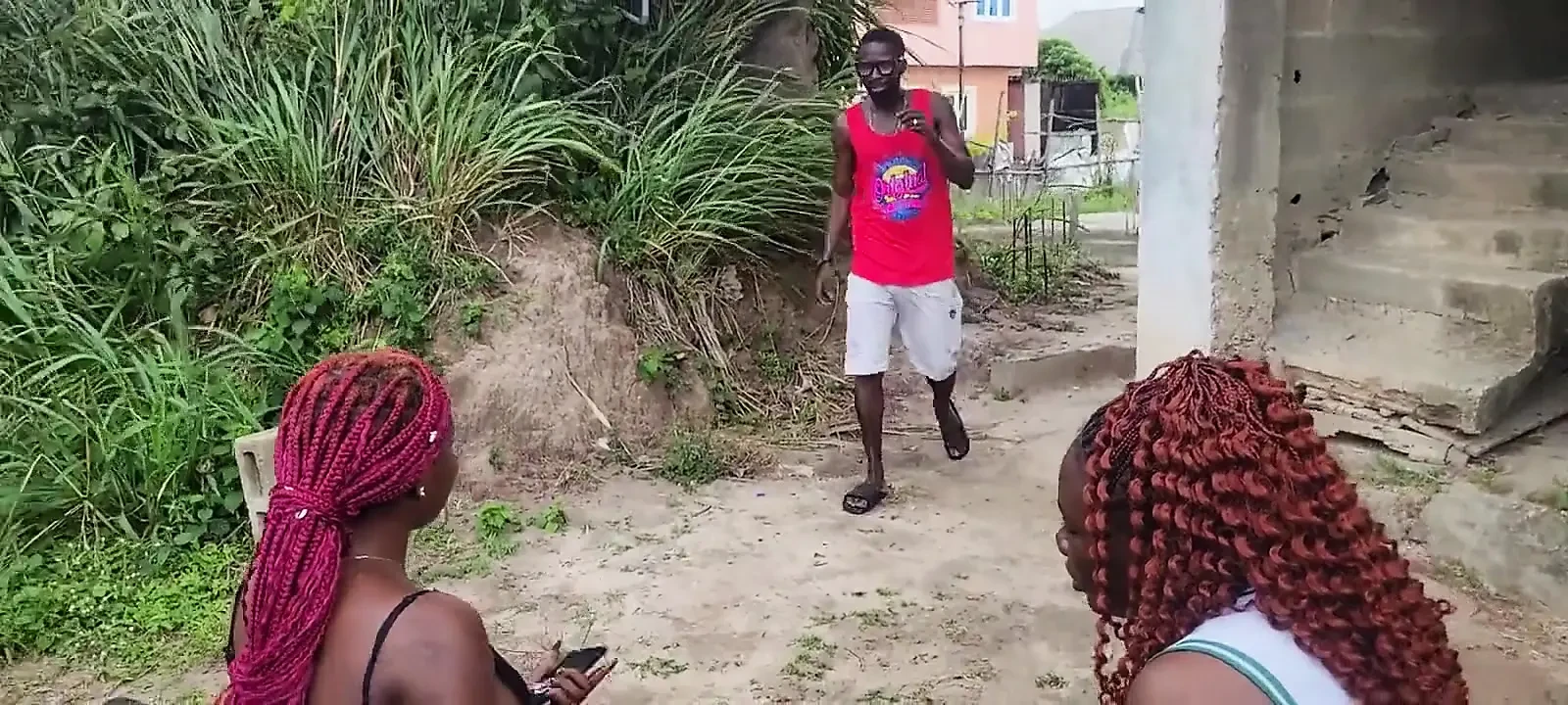 Sagged My Male Besty to Fuck Me in an Uncompleted Building