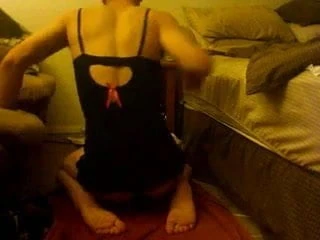 Huge hardcore anal dildo cute sexy skirt 2