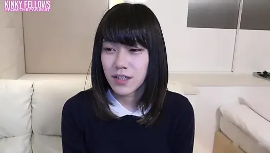 Tall, Slender, Long-legged Beauty, Shy with Limited Experience, Shares Her First Raw Creampie Moment