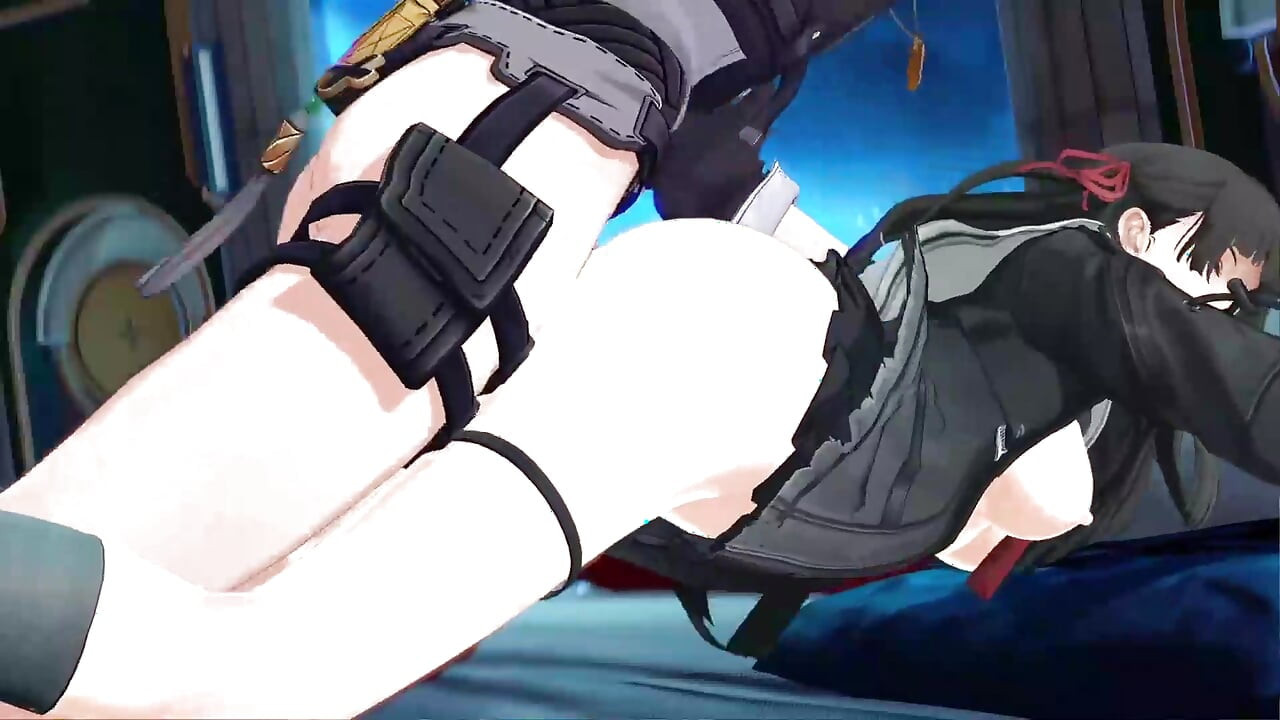 Wuthering waves - adegan seks intim chisa dan rover - animasi hentai 3d