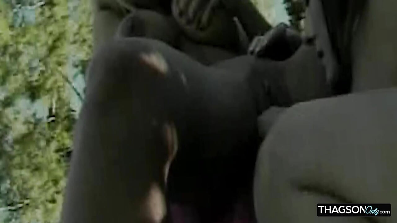 Blonde Babe Fingers Brunette to Squirting Orgasm Outdoors