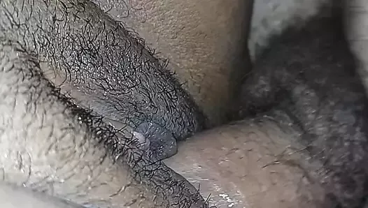 CLOSE UP and POV of a dick penetrating a delicious meaty pussy
