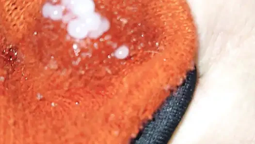 Cum in sock