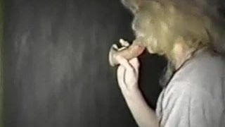 Slut Tiffany at the glory hole 01