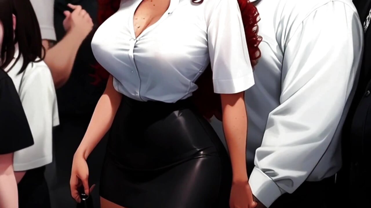 Красиви екзотични анимационни жени се използват безплатно в обществения влак