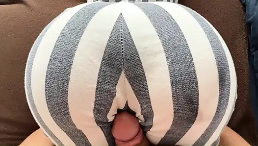 Cock Humping my stepsister's ass in jumpsuit