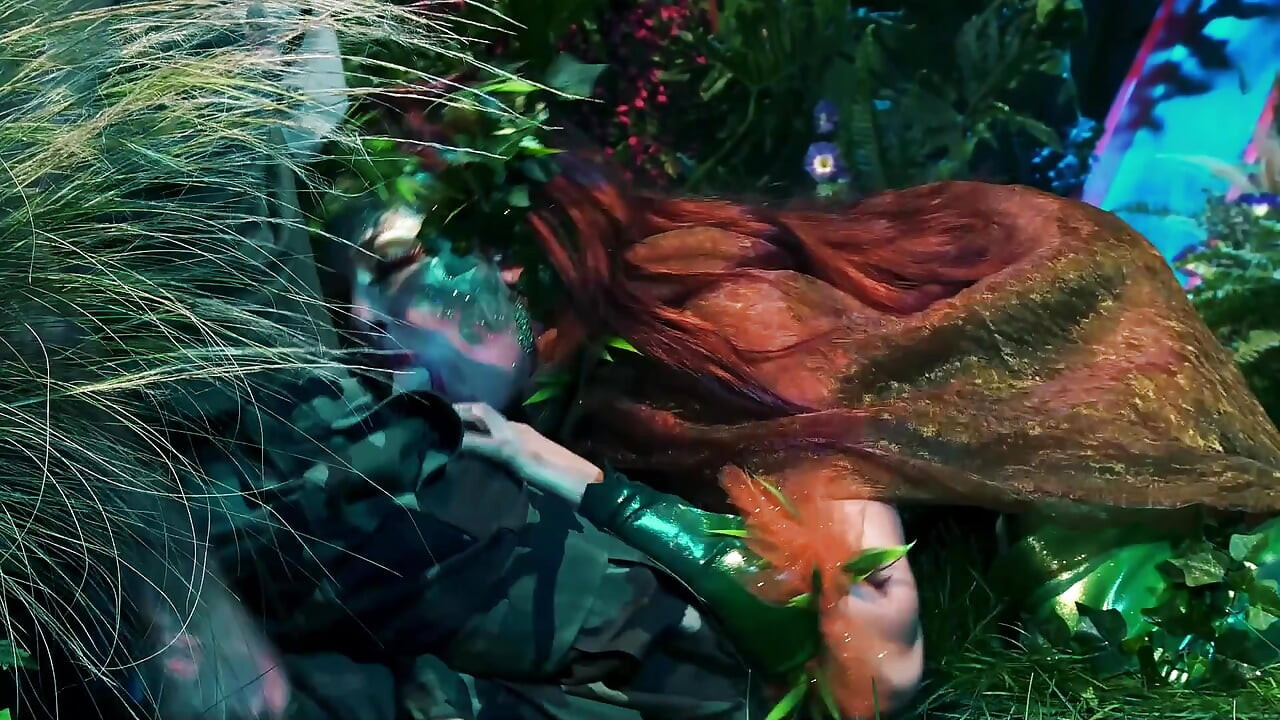 Batfuck Ravages Poison Envy's Slutty Nymphs, Filling Their Holes with Cock