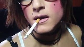 Cdsandritatuputita fumando lencería sexy