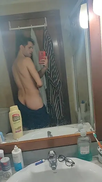 show off my dicklet and ass while i play with my nipples