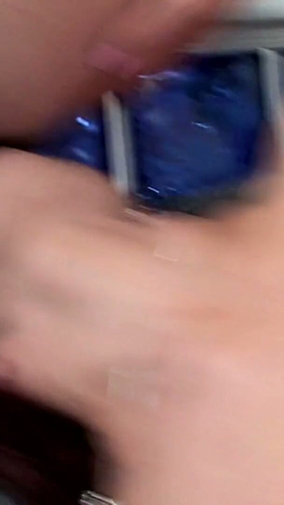 Hungarian babe Ana does her first double penetration | Clip 2
