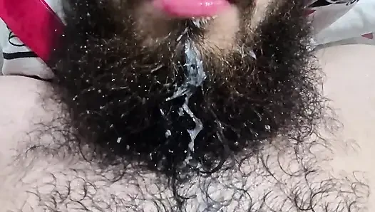 Milk From My Boobs on the Beard of My Neighbor