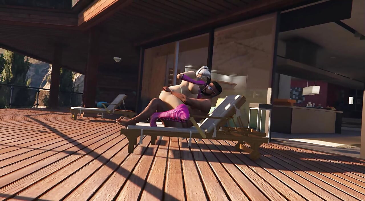 GTA V Franklin Clinton x Premium Pink Boots Lady (3D Animation) (FULL)