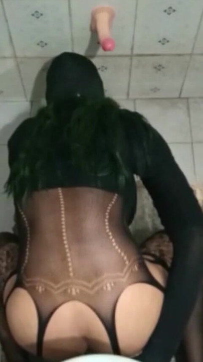 Iconic moment from "Anal double penetration-huge dildos"