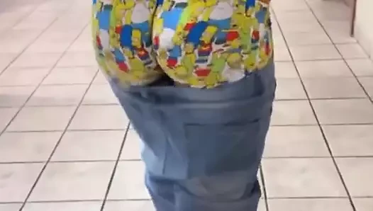 Fat booty thug sagging