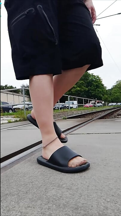 Carmen Nylonjunge Walked Around in Braunschweiger Weststadt