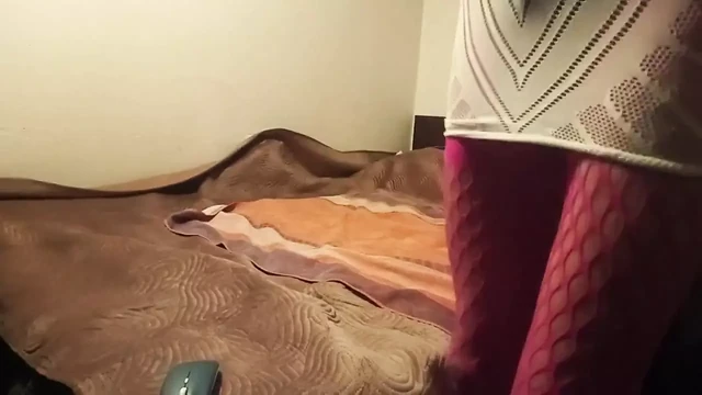 Sissy Girl in Pink Fishnet