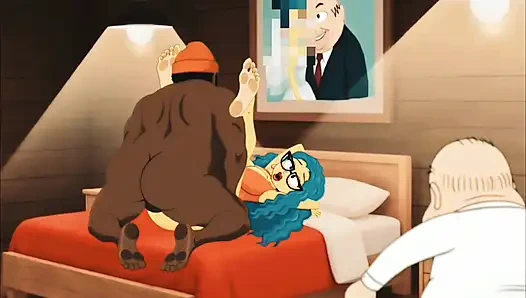 Yabancı Evli Ev Hanımını Gavat Kocasının Önünde Sikiyor