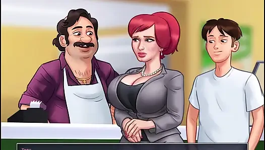 Kisah musim panas - nyepong toket jenny